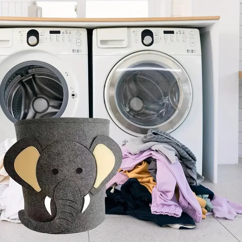 1/2/3/5PCS Baby Storage Basket Panda Dinosaur Cartoon