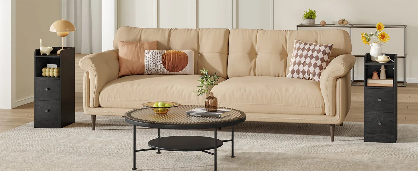 Hzuaneri Bedside Table Set of 2