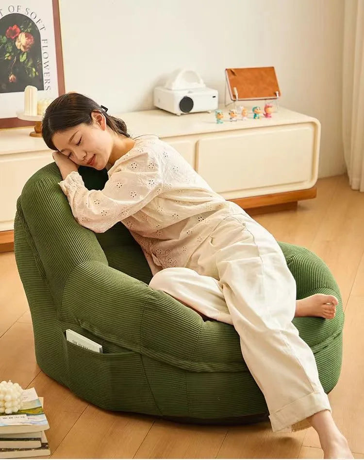 Portable Lazy Sofa Living Room Cheap Single Sofas