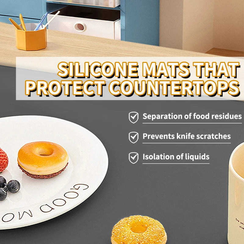 Extra Large Silicone Table Mat Silicone Mats for Kitchen Counter