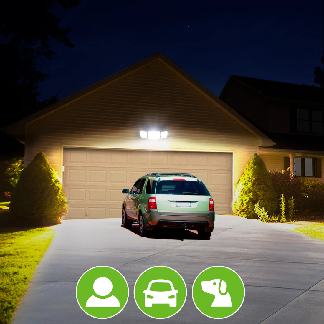 Solar Lights Outdoor with 3 Modes Motion Sensor Super Bright Wall Lam