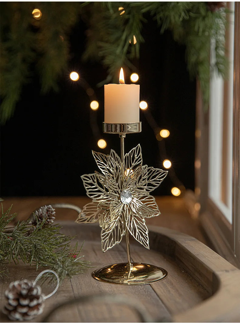 Christmas Golden Wrought Iron