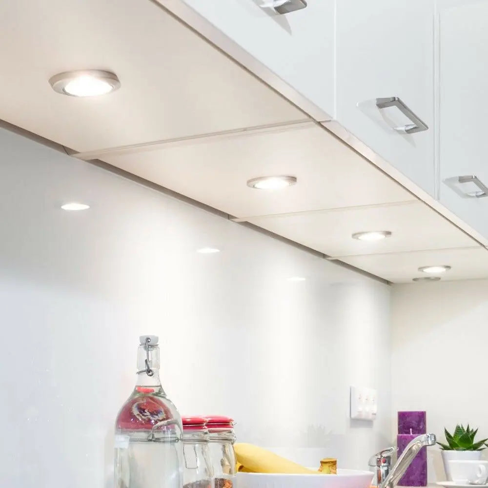 Tuya Zigbee 3.0 Smart LED Under Cabinet Lighting Dimmable Puck Lights Full