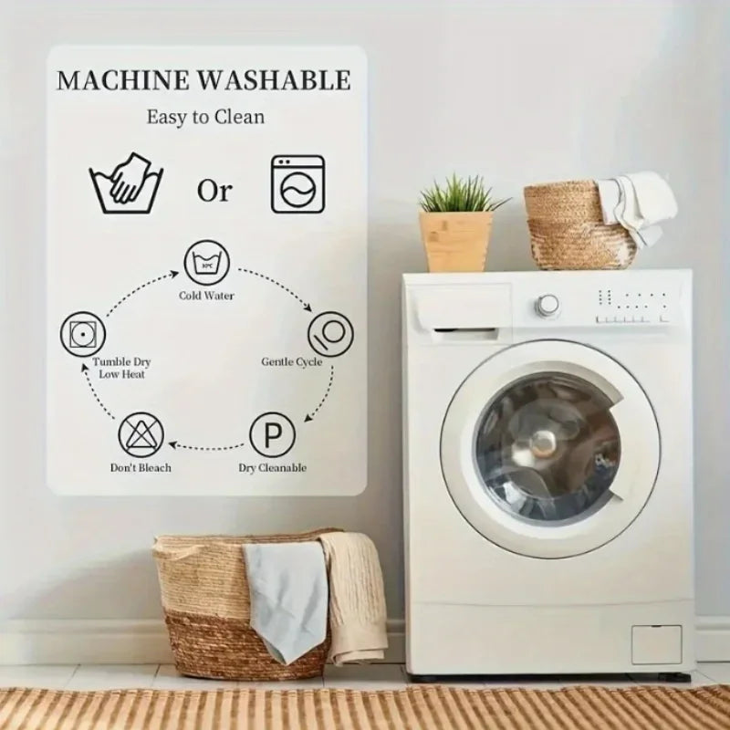 VIKAMA Christmas Tapestry Snowy Christmas Village Scene Living Room