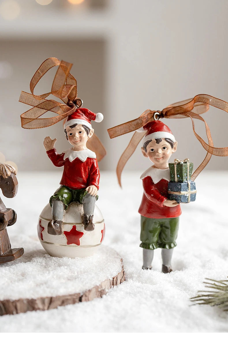 Pendants Creative Christmas Tree Toppers Fashion Santa Claus