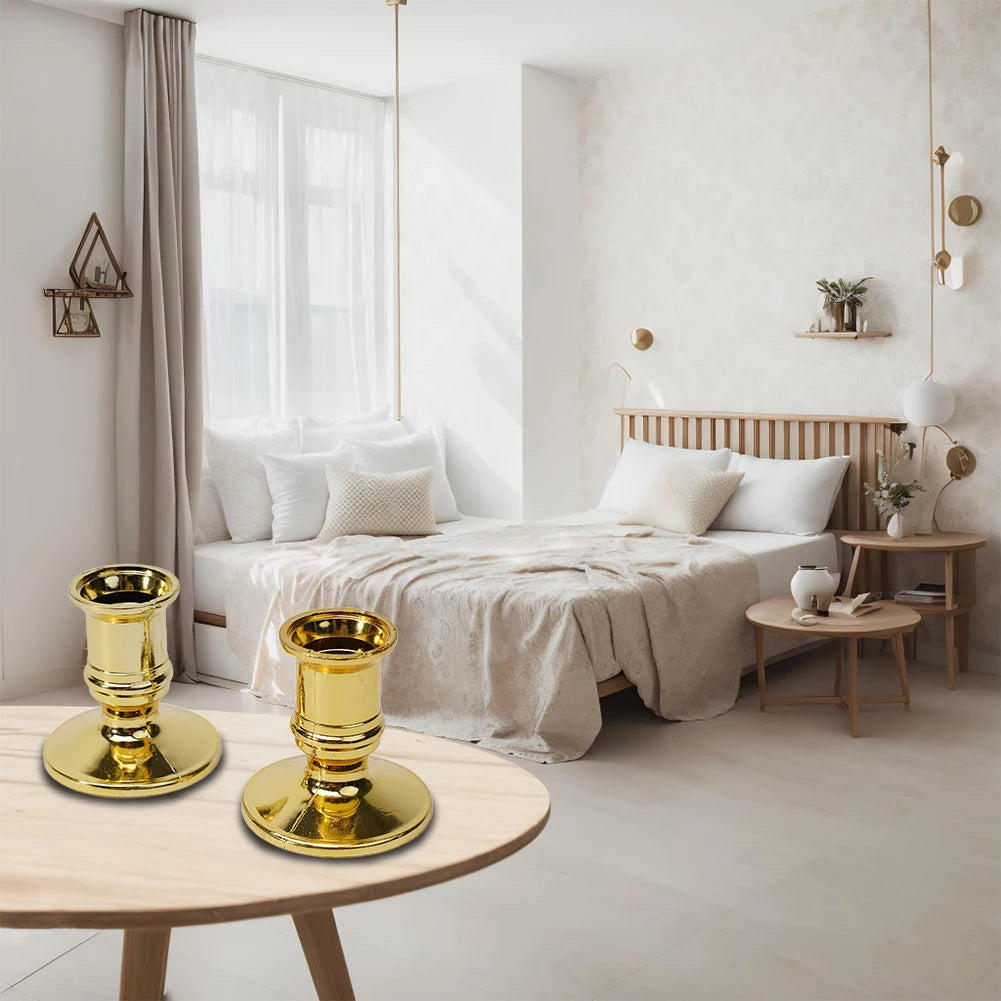 2pcs Taper Candle Holders Candlestick