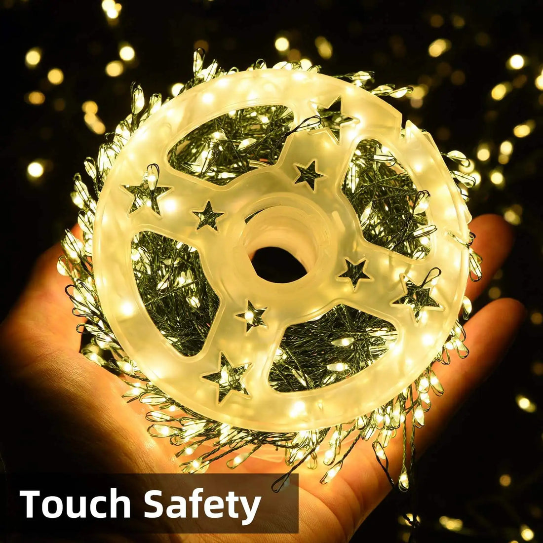 LED Firecracker String Lights 30-75M Garland Fairy Lights EU/US