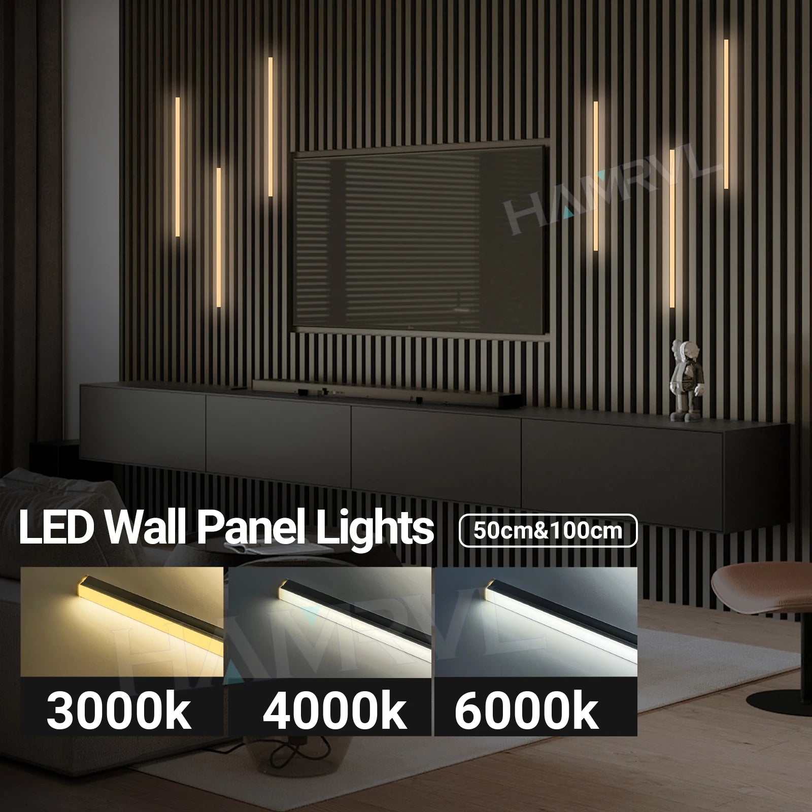 LED Light Kit Touch Dimming Aluminum Strip Lamp