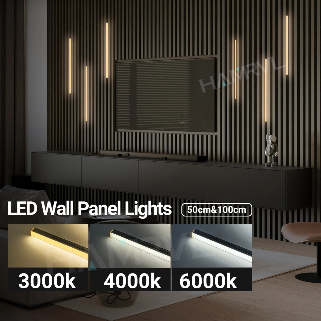 LED Light Kit Touch Dimming Aluminum Strip Lamp