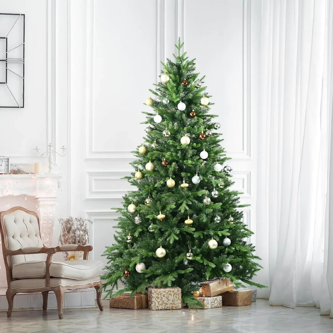 1.2m-2.7m Christmas Tree Artificial Large Encryption PE+PVC Material Xmas Tree