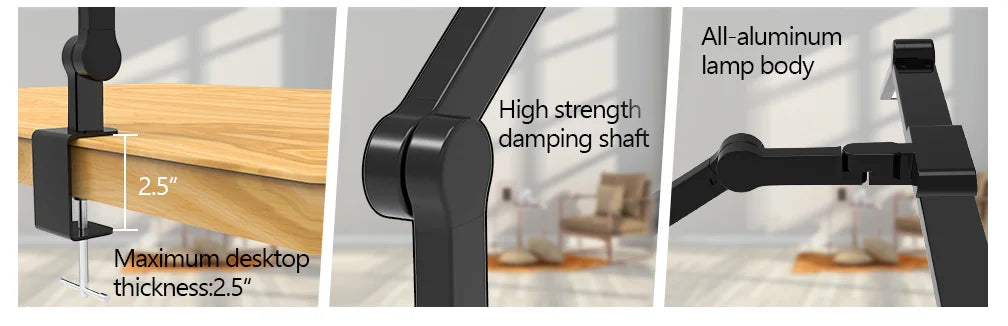 Led Desk Lamp with Clamp, Architect Desk Lamp for Home Office