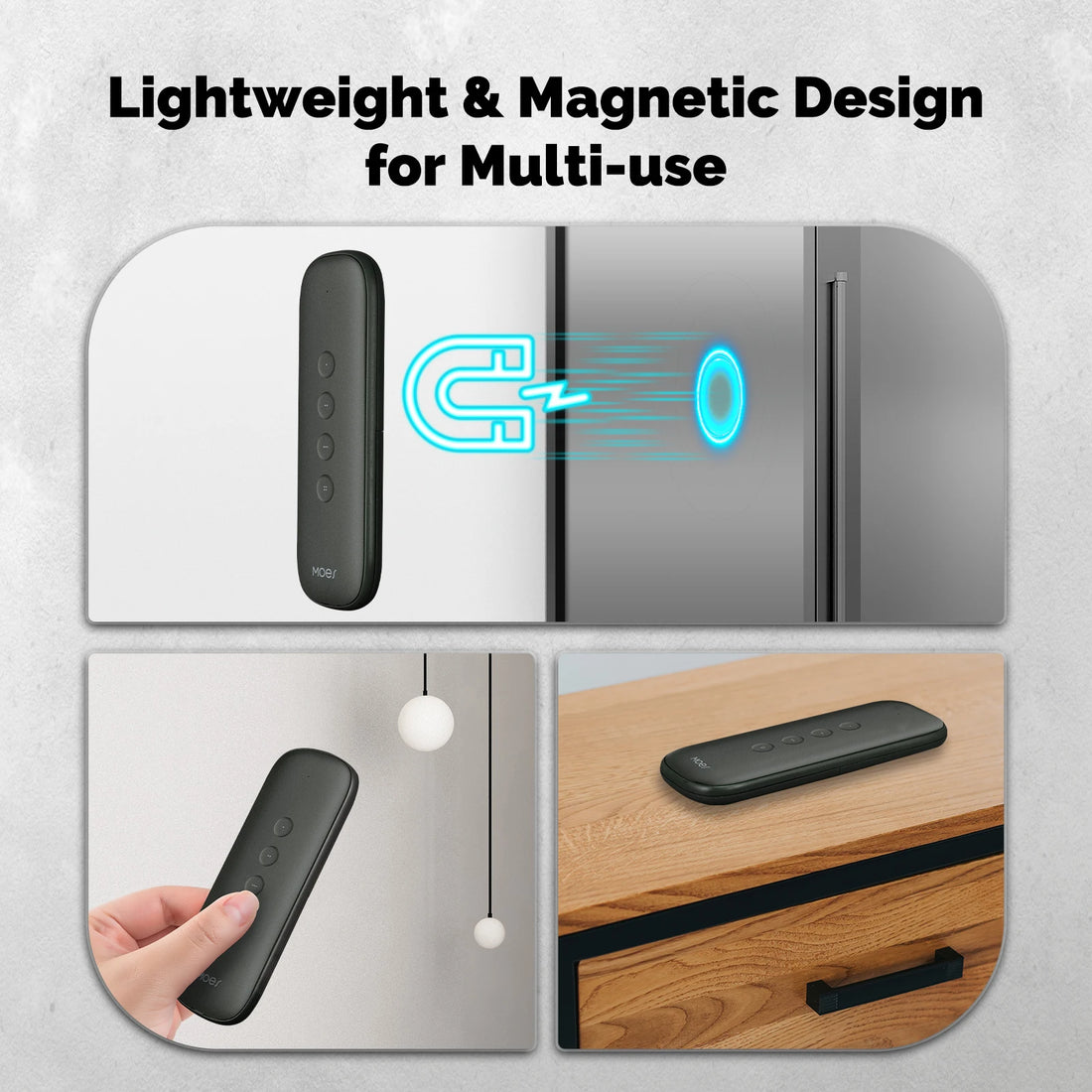 Tuya ZigBee Smart Scene Switch 4Button Portable Wireless Lighweight