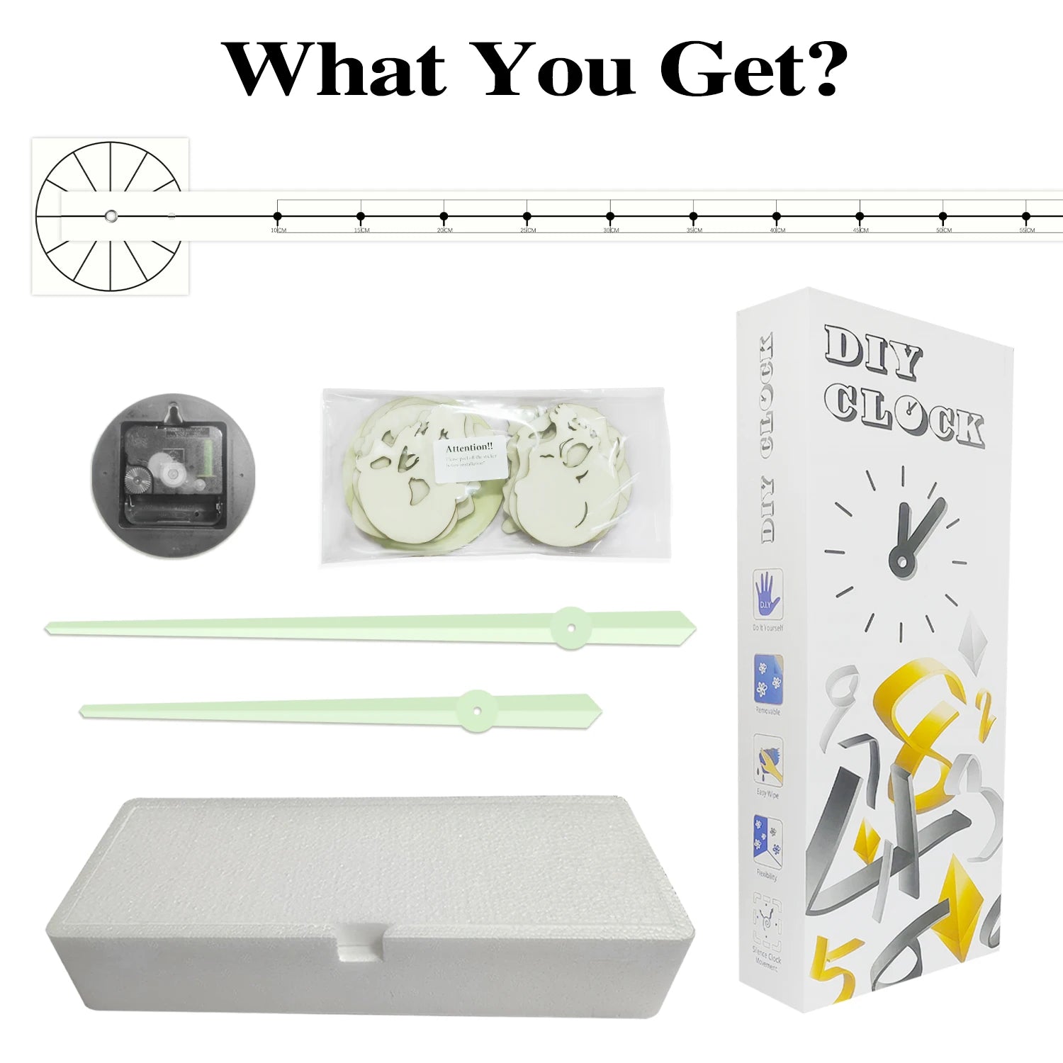 Dentist DIY Giant Wall Clock Dental Doctor Oversized Wall Clock