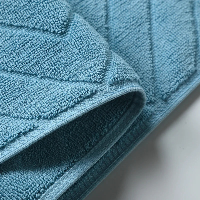 Inyahome Luxury Bath Mats Floor Towel 100% Cotton