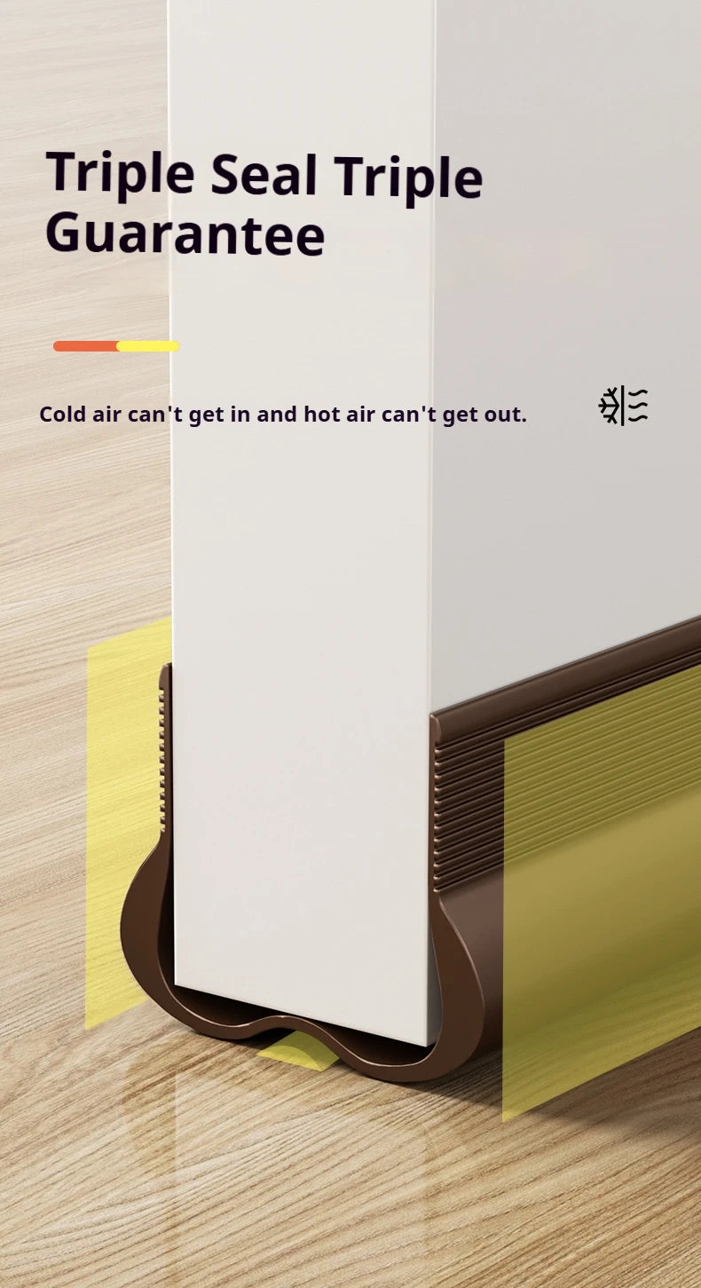 PVC Flexible Door Bottom seal Strip Weatherstrip Under Door Draft Stopper