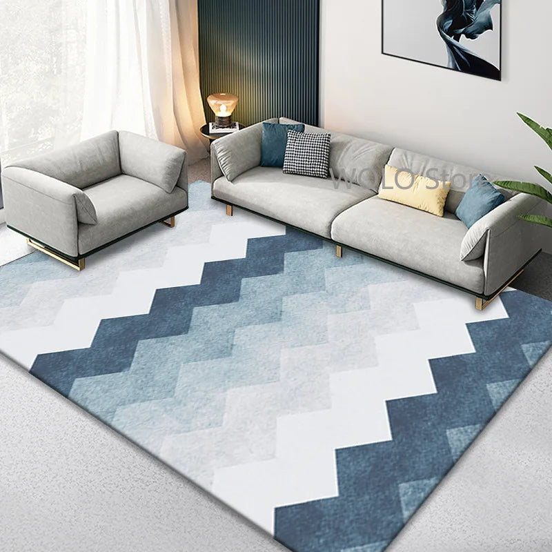 Nordic Marble Geometry Carpets for Living Room