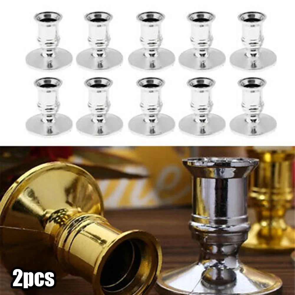 2pcs Taper Candle Holders Candlestick