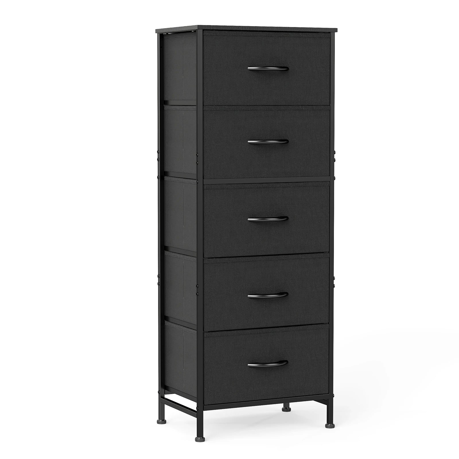 JHK 48IN Dresser For Bedroom With 5 Fabric Drawers