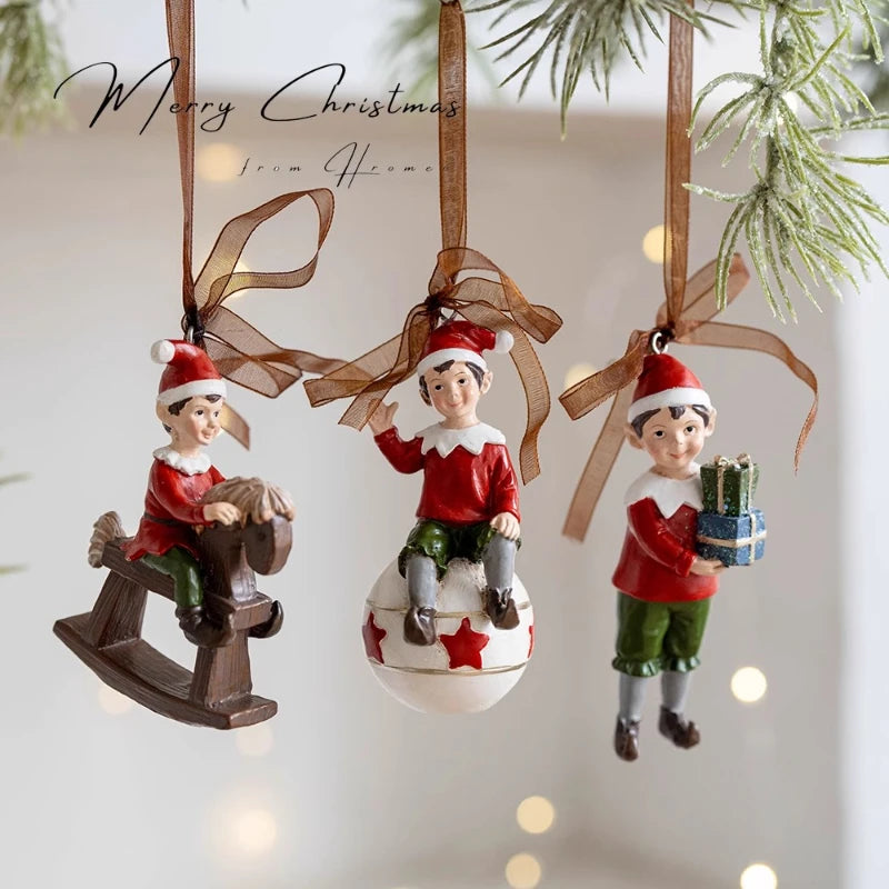 Pendants Creative Christmas Tree Toppers Fashion Santa Claus