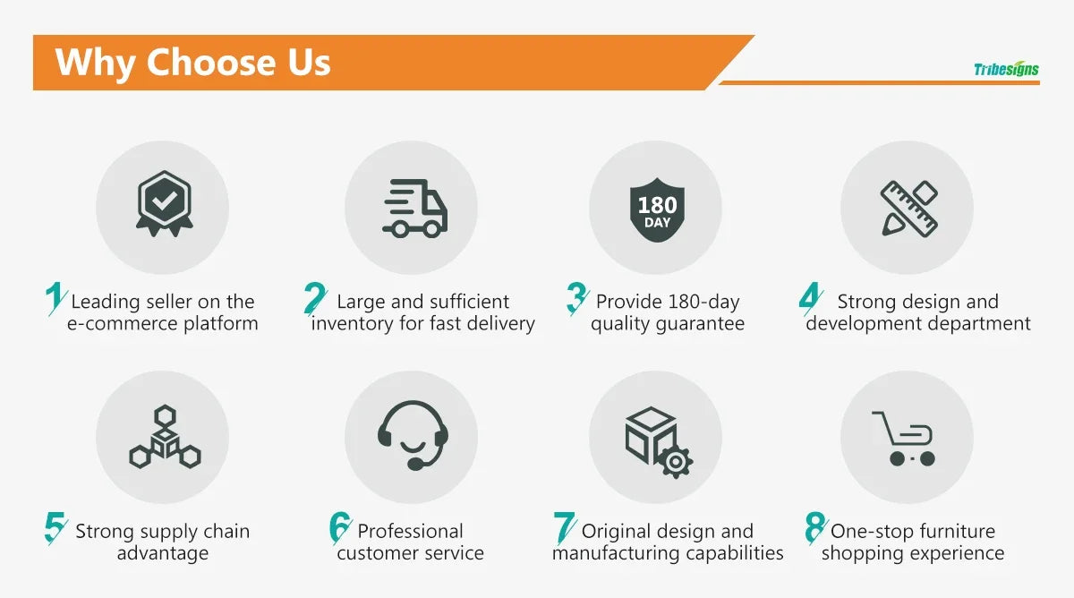 Tribesigns Modern Nightstand, 25.8" Tall Bedside Table with 3 Drawers