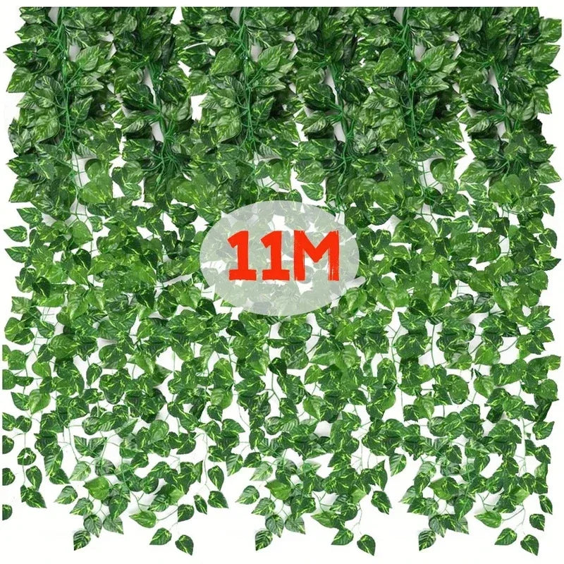 11M Artificial Plant Green Ivy Leaf Garland Fake Plant