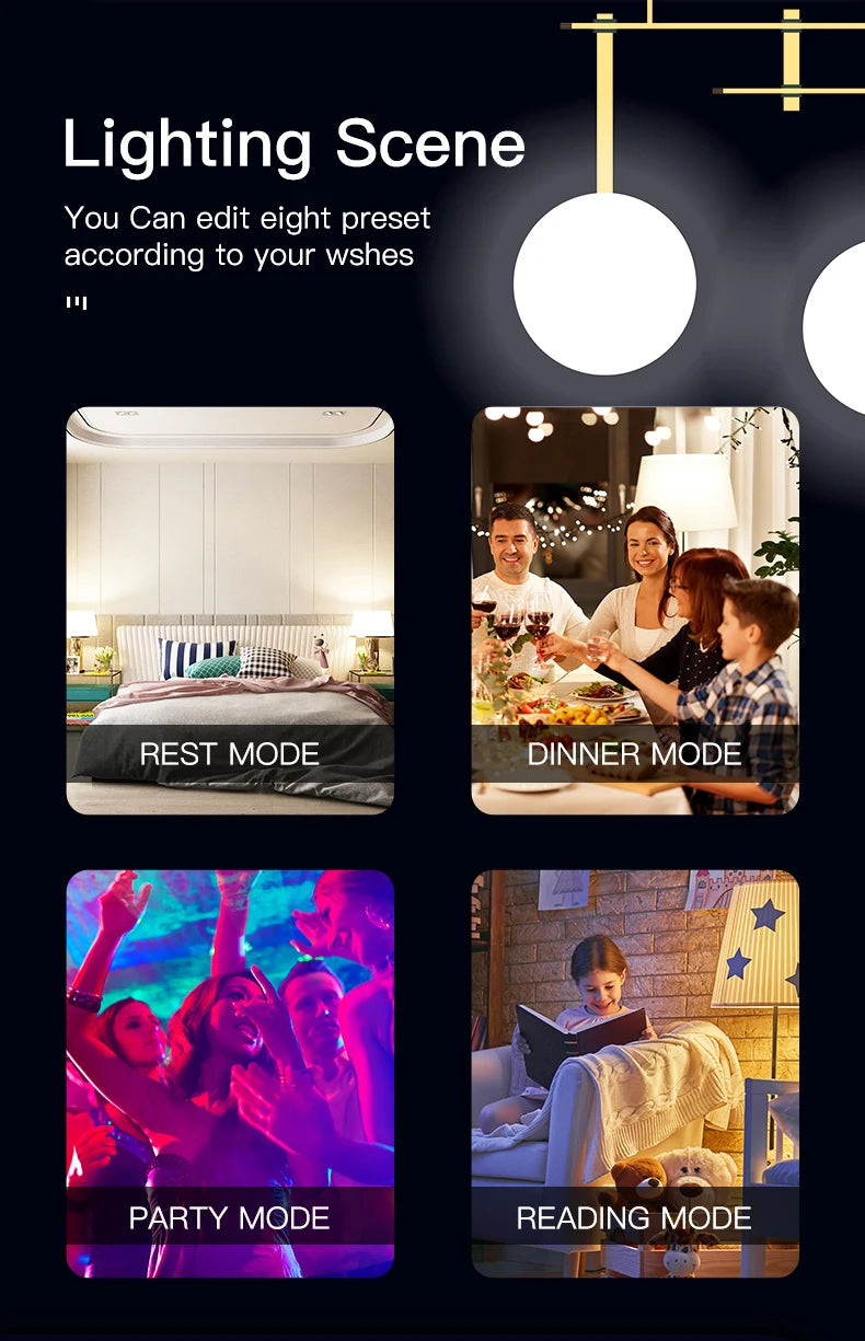 MOES Tuya ZigBee GU10 WIFI Smart LED Bulbs RGB C+W White 5W