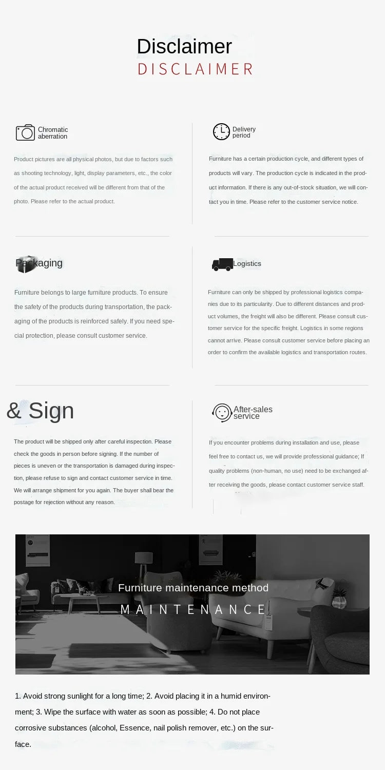 FULLOVE Nordic Style Bedside Tables