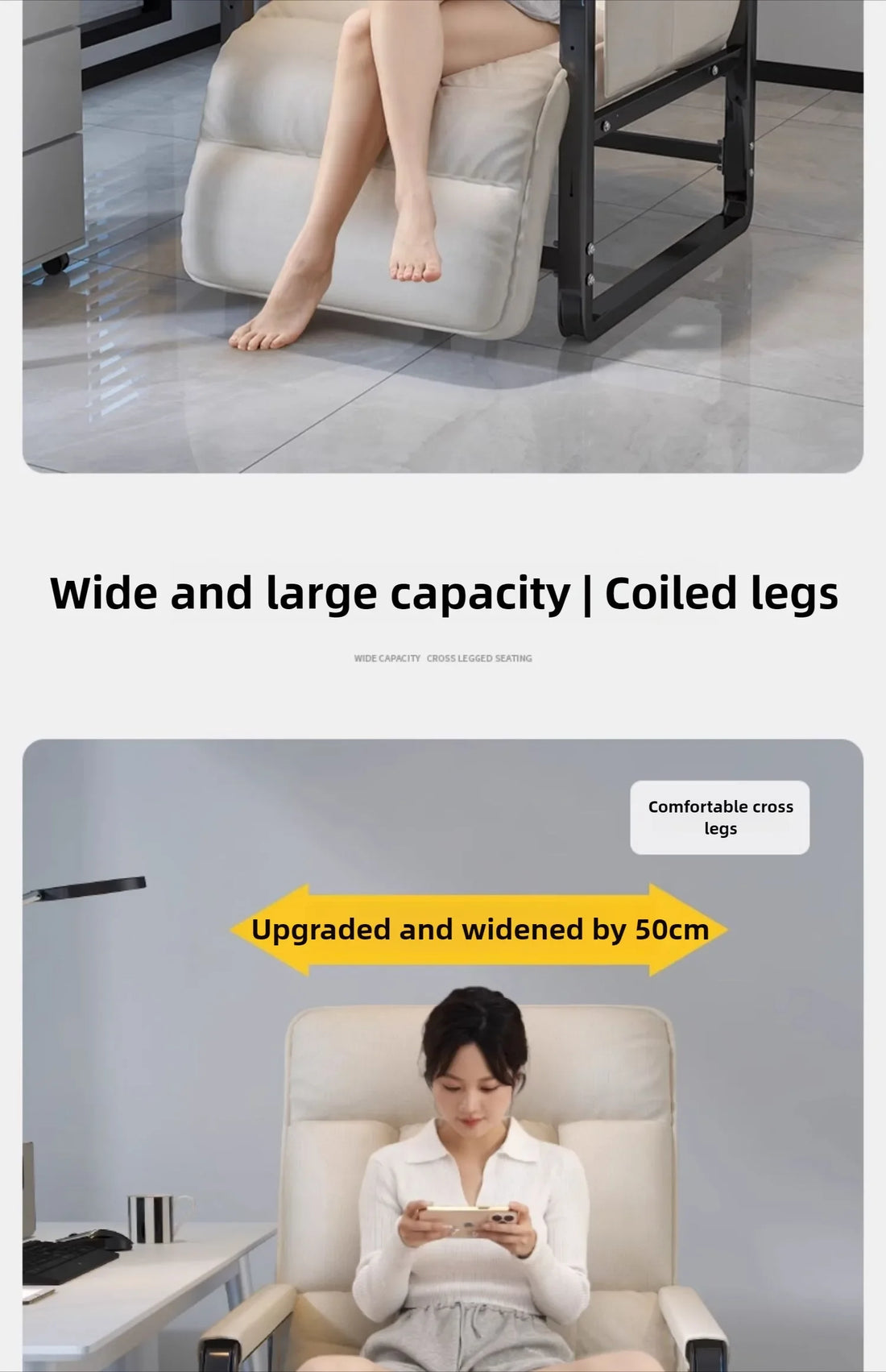 Reclining chair office lunch break folding chair