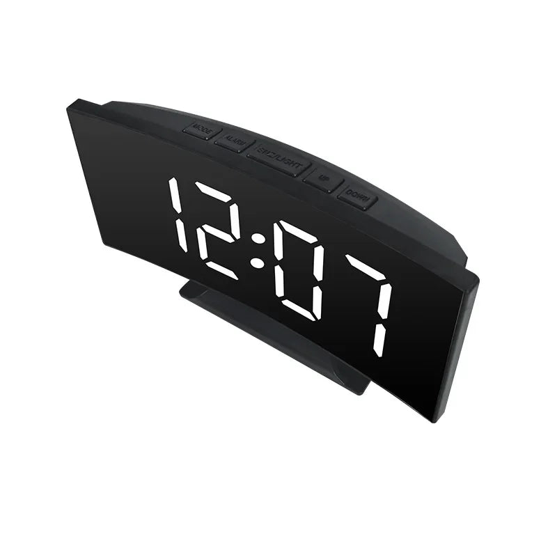 LED Digital Electronic Clock Backlight Large Number Alarm Clock