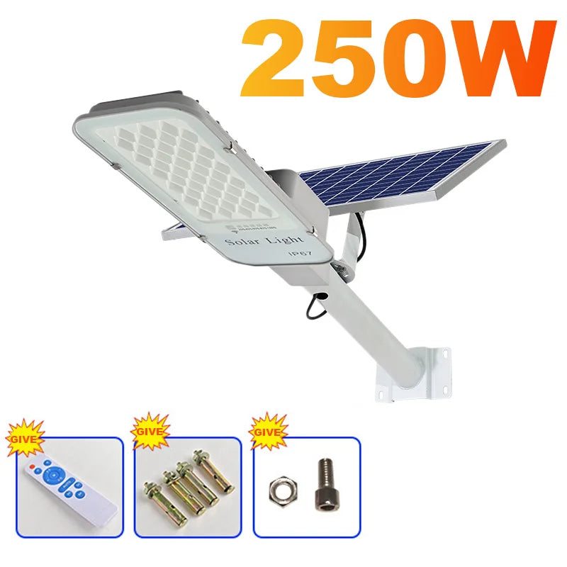 250W led solar light Outdoor garden Waterproof Solar street Light