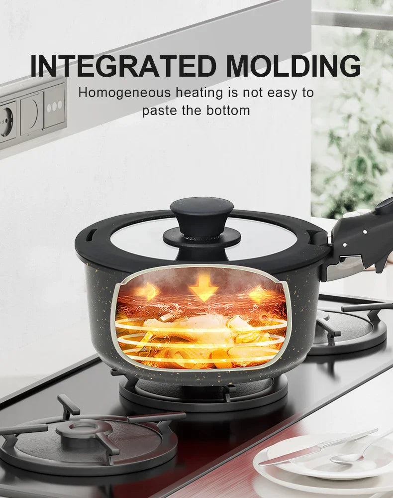 DONNOR Kitchen Pots and Pans Set Cookware Set