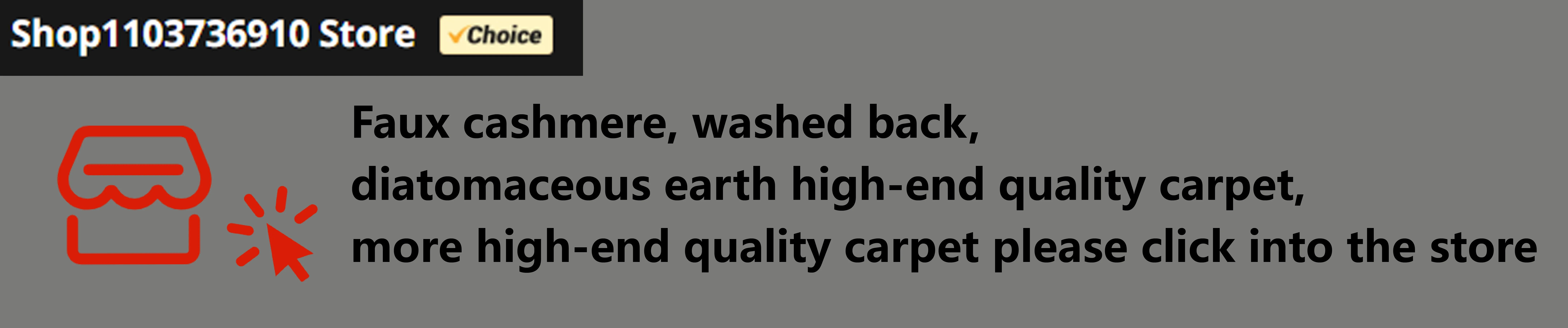 VIKAMA Art Retro Abstract Crystal Pile Carpet