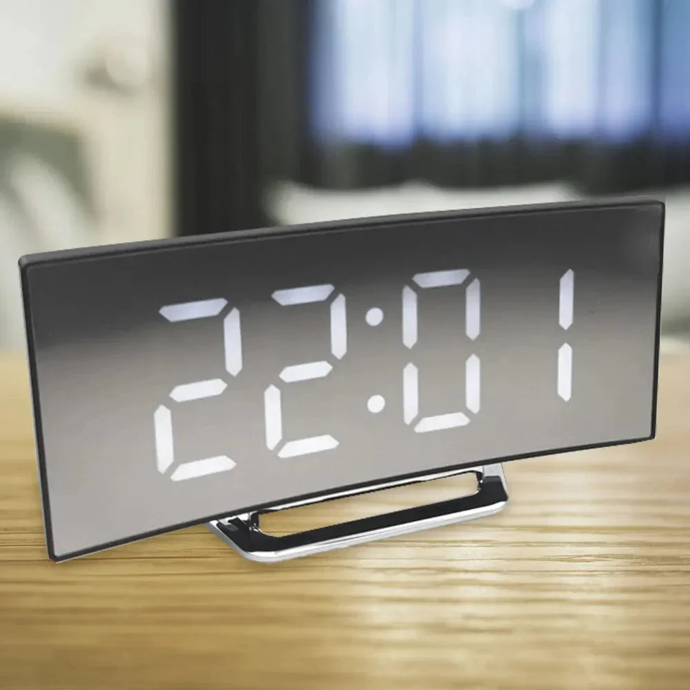 LED Digital Electronic Clock Backlight Large Number Alarm Clock
