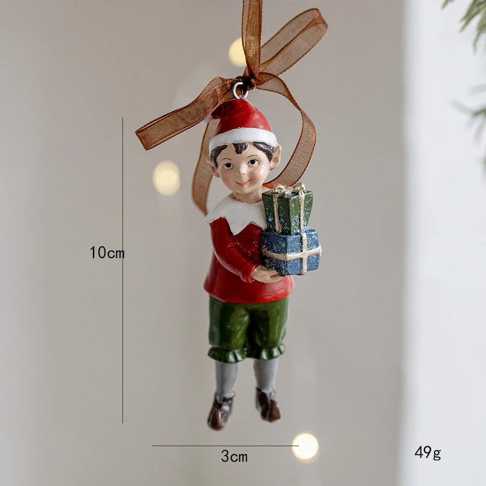 Pendants Creative Christmas Tree Toppers Fashion Santa Claus