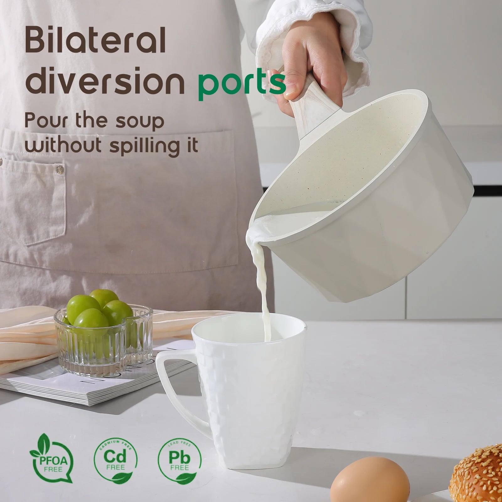 DONNOR 21pcs Pots and Pans Set Medical Stone Cookware Sets