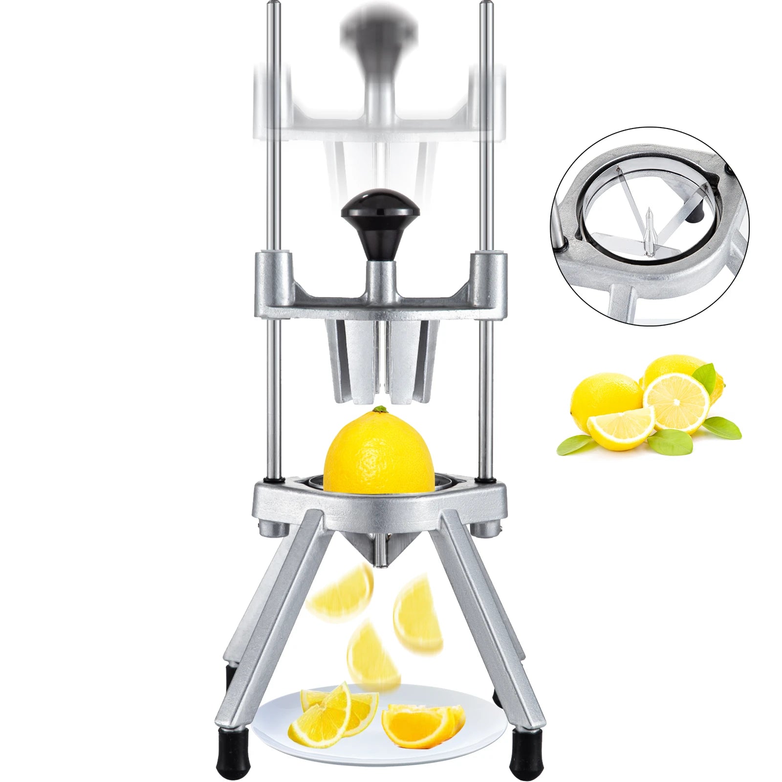 SucceBuy 4/6/8-Section Lemon Wedge Slicer Chopper Commercial