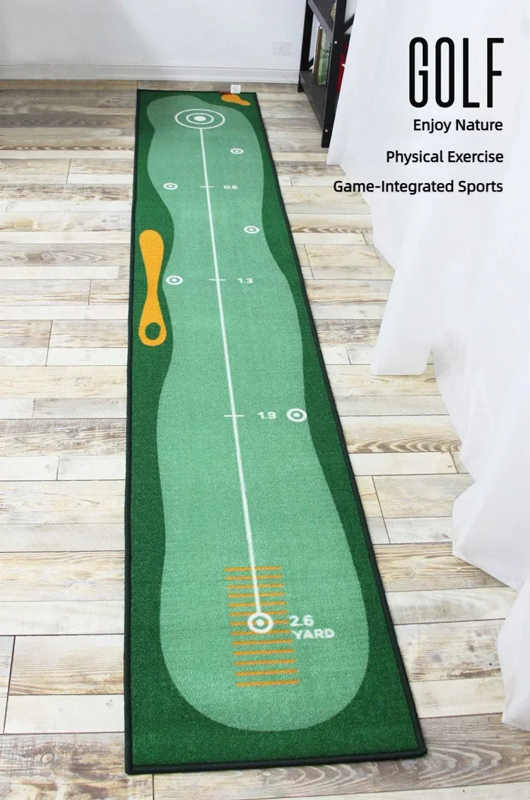 Golf Carpet Putting Mat Indoor Outdoor Training Putting Practice