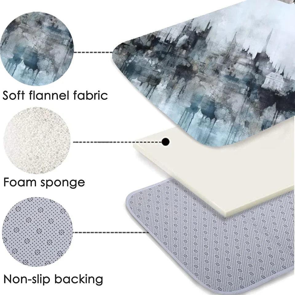 Modern Golden Luxury Carpet Large Living Room Decoration