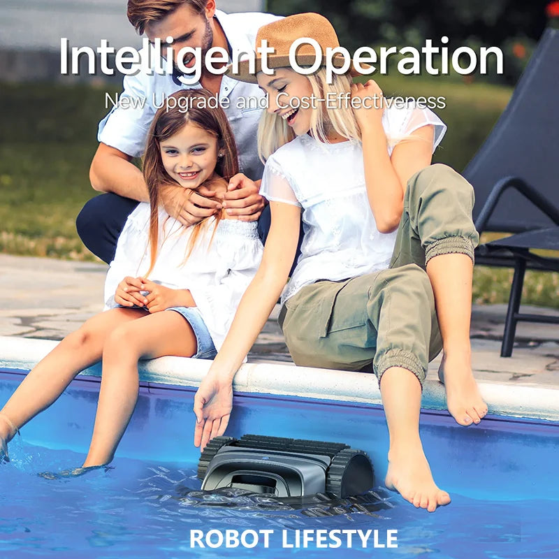 Wireless Robotic Swimming Pool Cleaner WYBOT C1 APP Control Clean Floor Wall