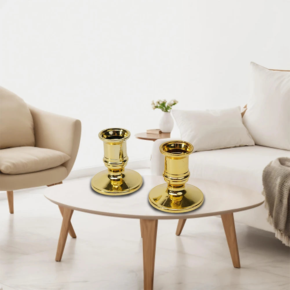 2pcs Taper Candle Holders Candlestick