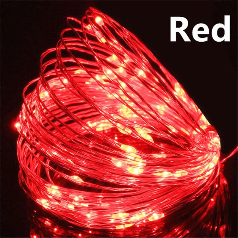 USB Led Fairy Lights Copper Wire String 20M 200LED
