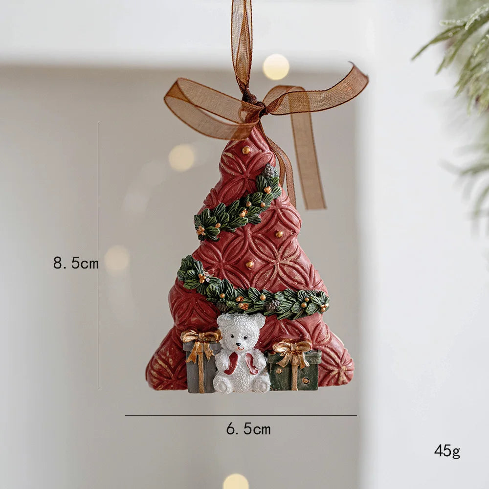 Pendants Creative Christmas Tree Toppers Fashion Santa Claus