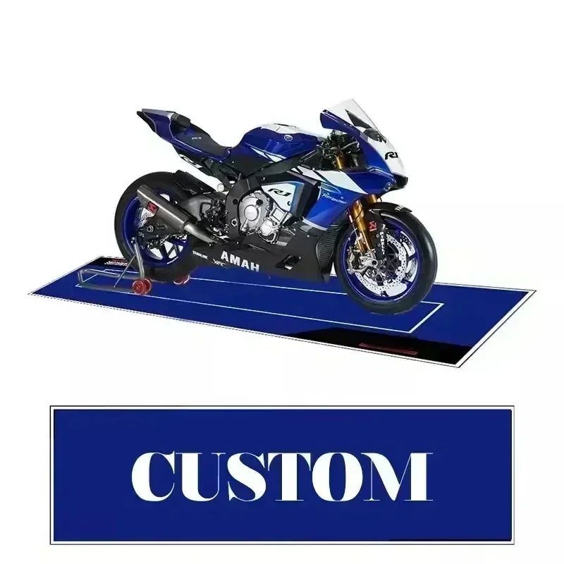 Cool Motorcycle Display Carpet Work Floor Garage Racing Moto