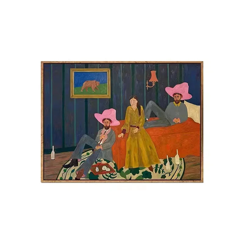 VIKAMA Art Retro Abstract Crystal Pile Carpet