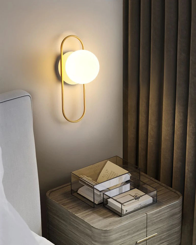 Interior LED Wall Lamps Wall Lights with G9 Bulb for Bedroom Black Gold  LED