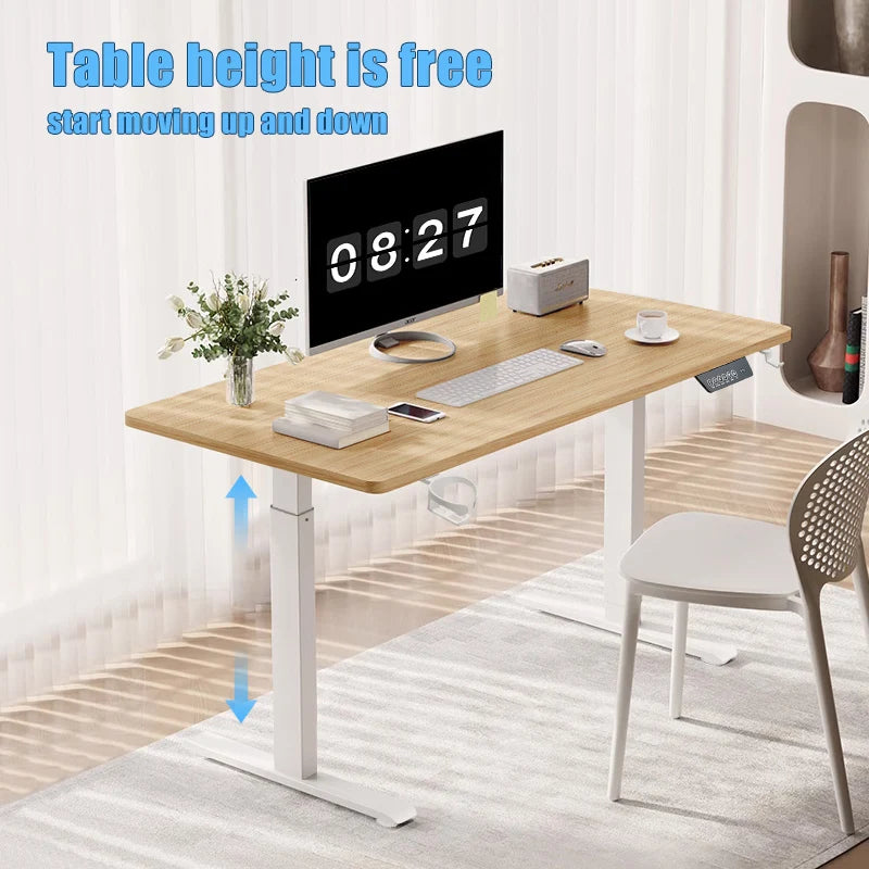 Height Adjustable Desk Motion Electric Sit Stand Up Down Computer Table