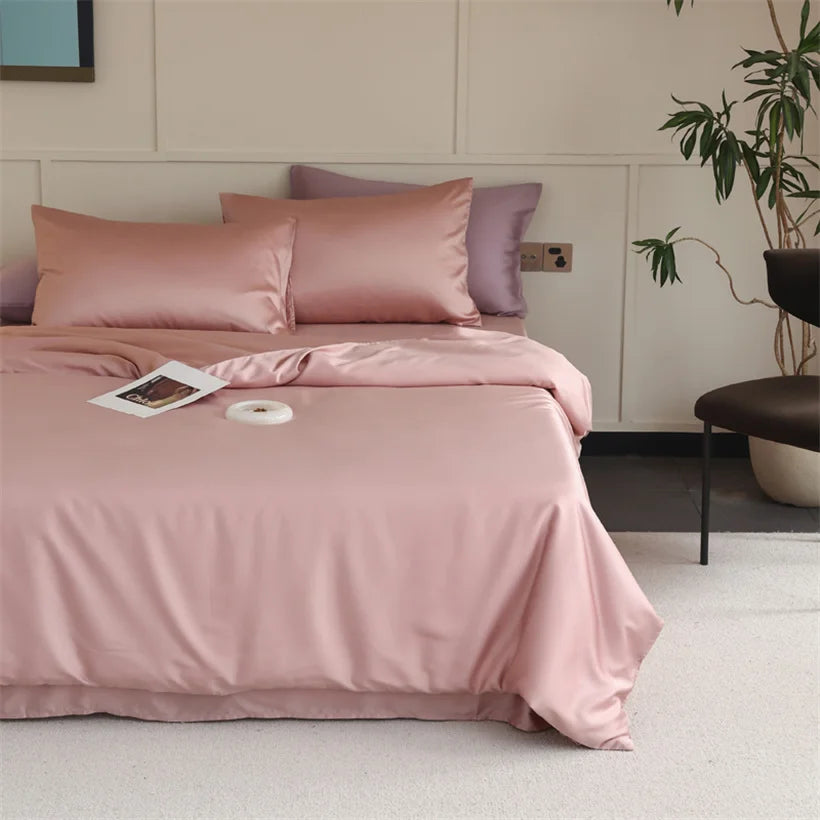 Mulberry Silk Bedding Set Luxury Natural 100% Silk Duvet Cover Set