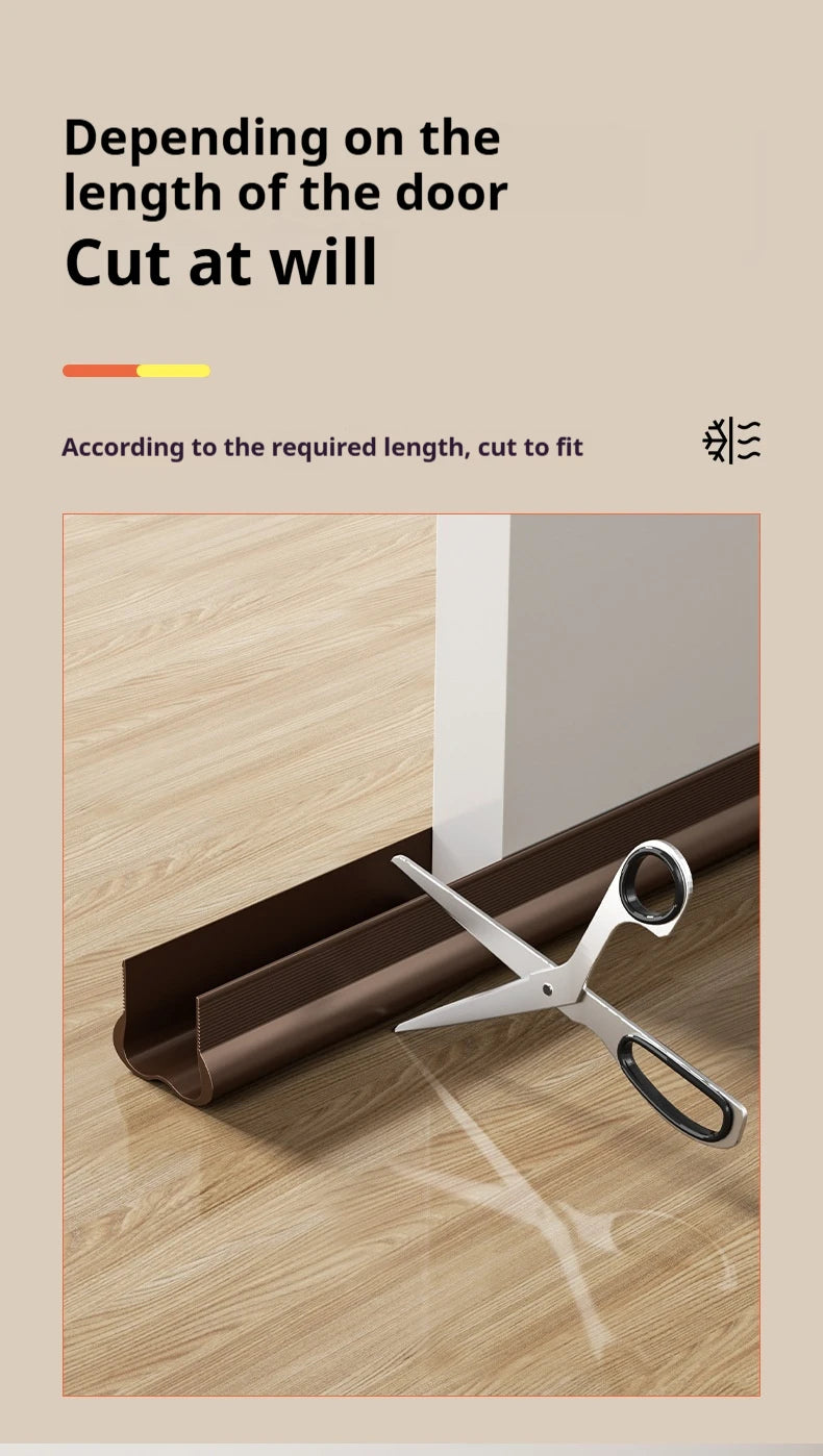 PVC Flexible Door Bottom seal Strip Weatherstrip Under Door Draft Stopper