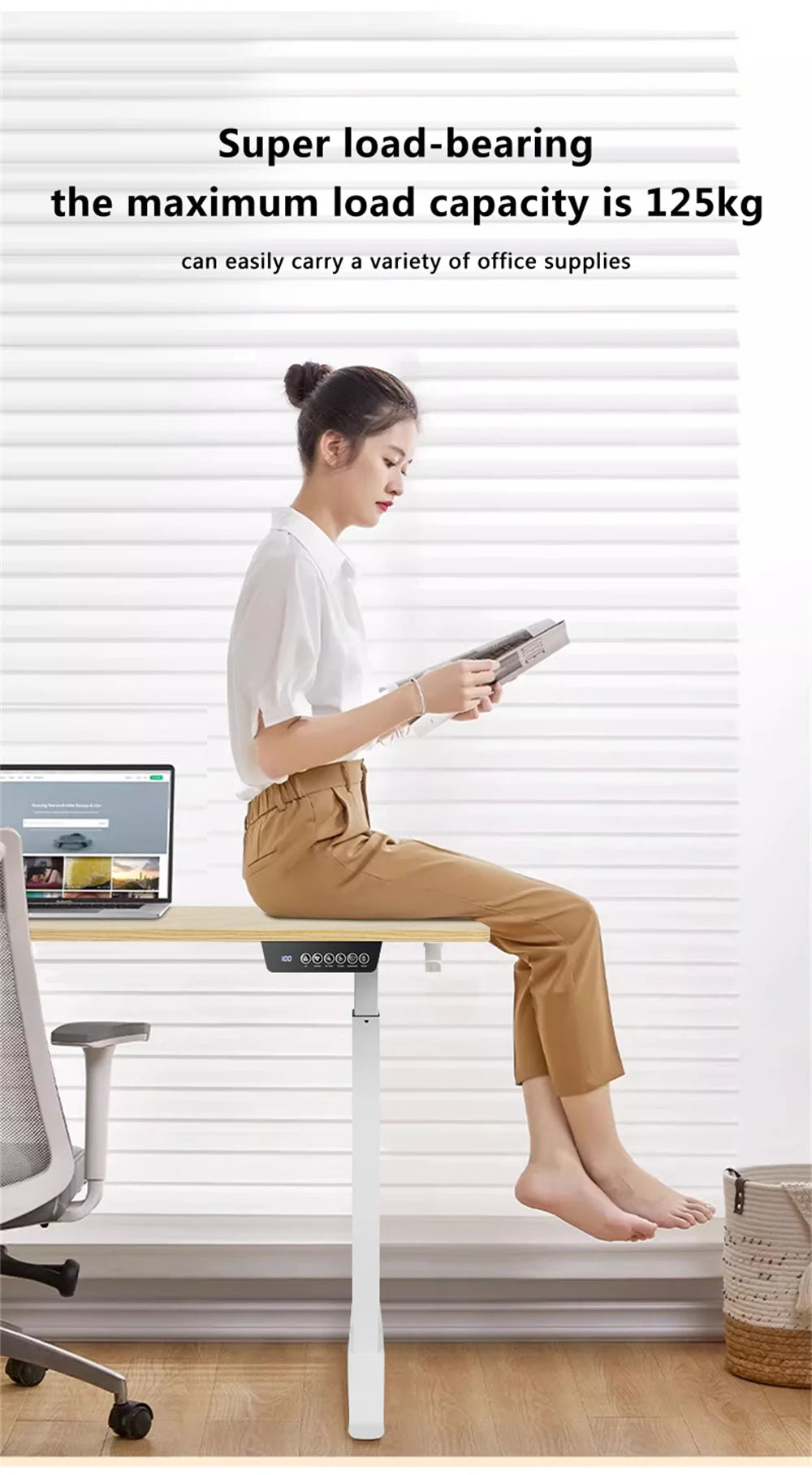 Height Adjustable Desk Standing Computer Desk