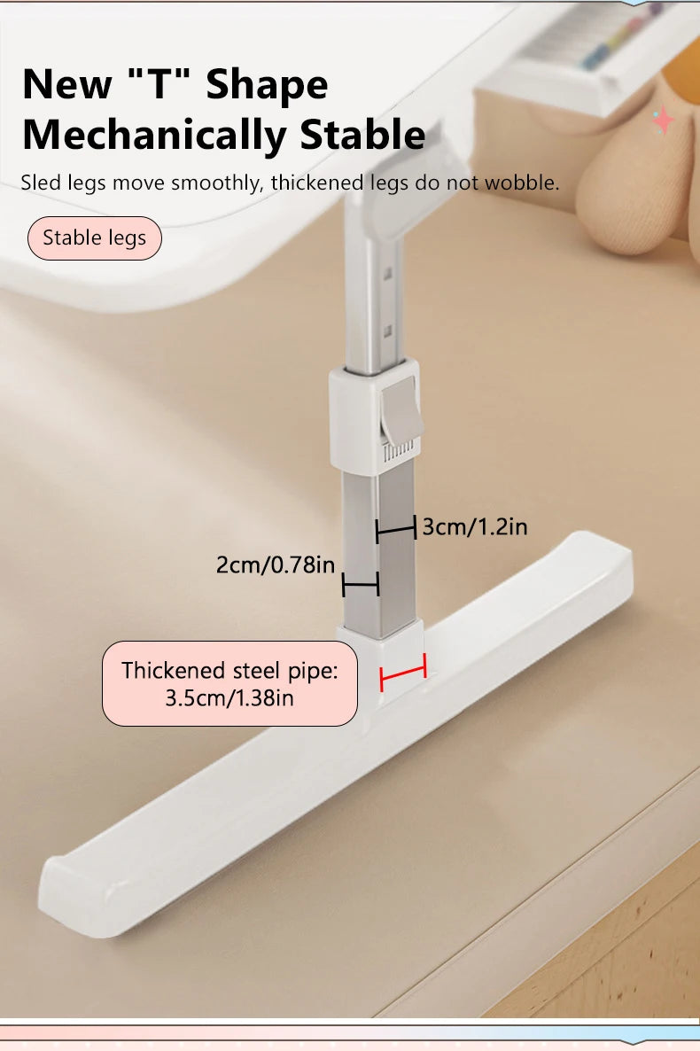Laptop Desk Foldable Bed Table Adjustable Computer Desk